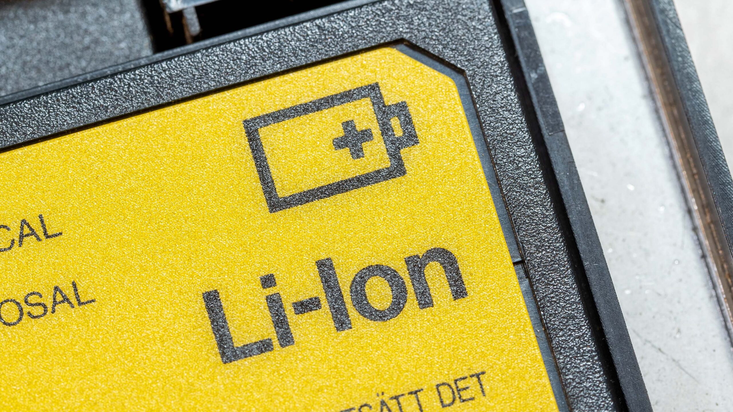 Lithium-ion battery.