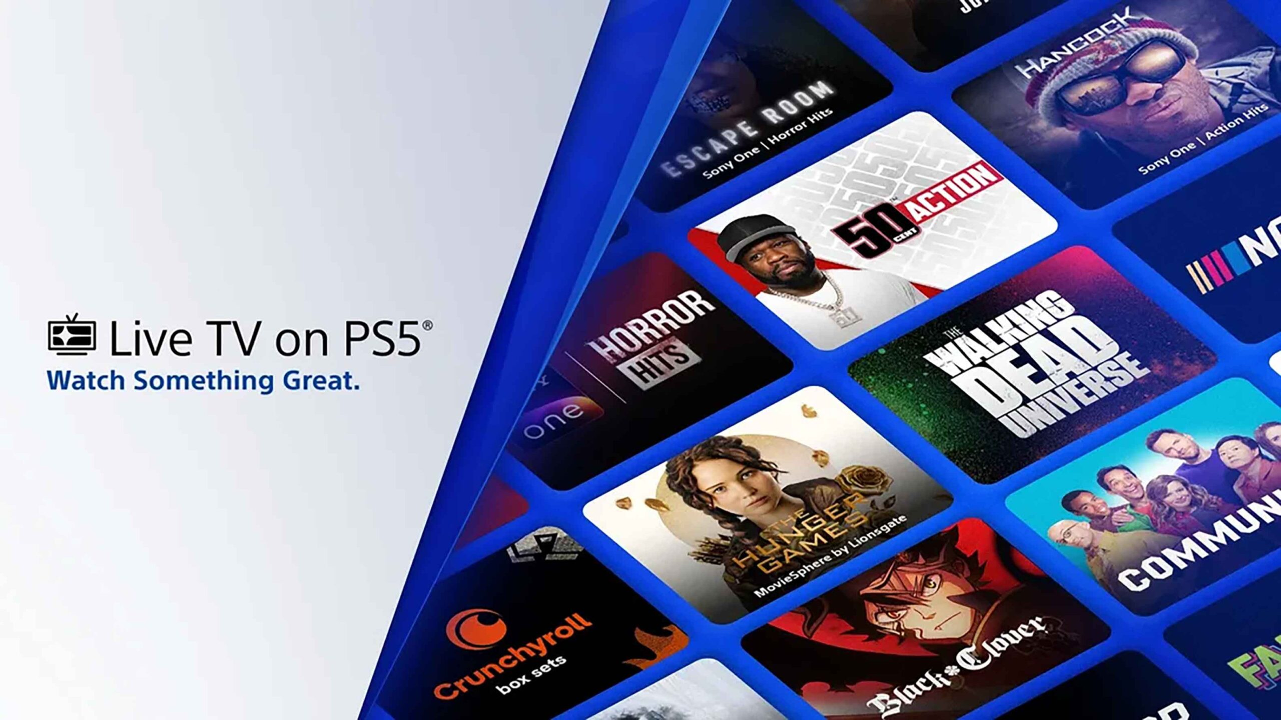 Live TV on PS5