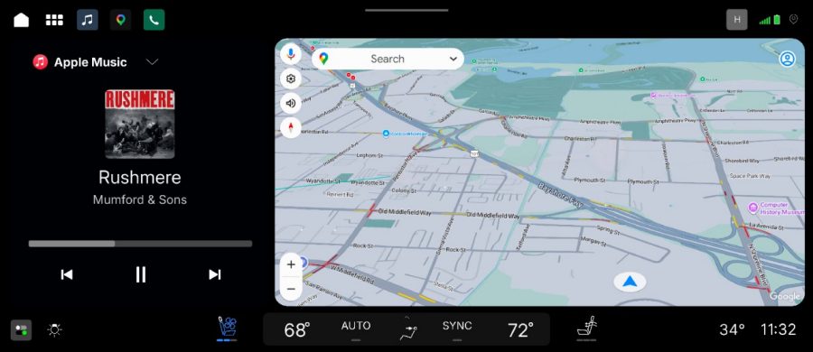 General Motors new gauge cluster home screen