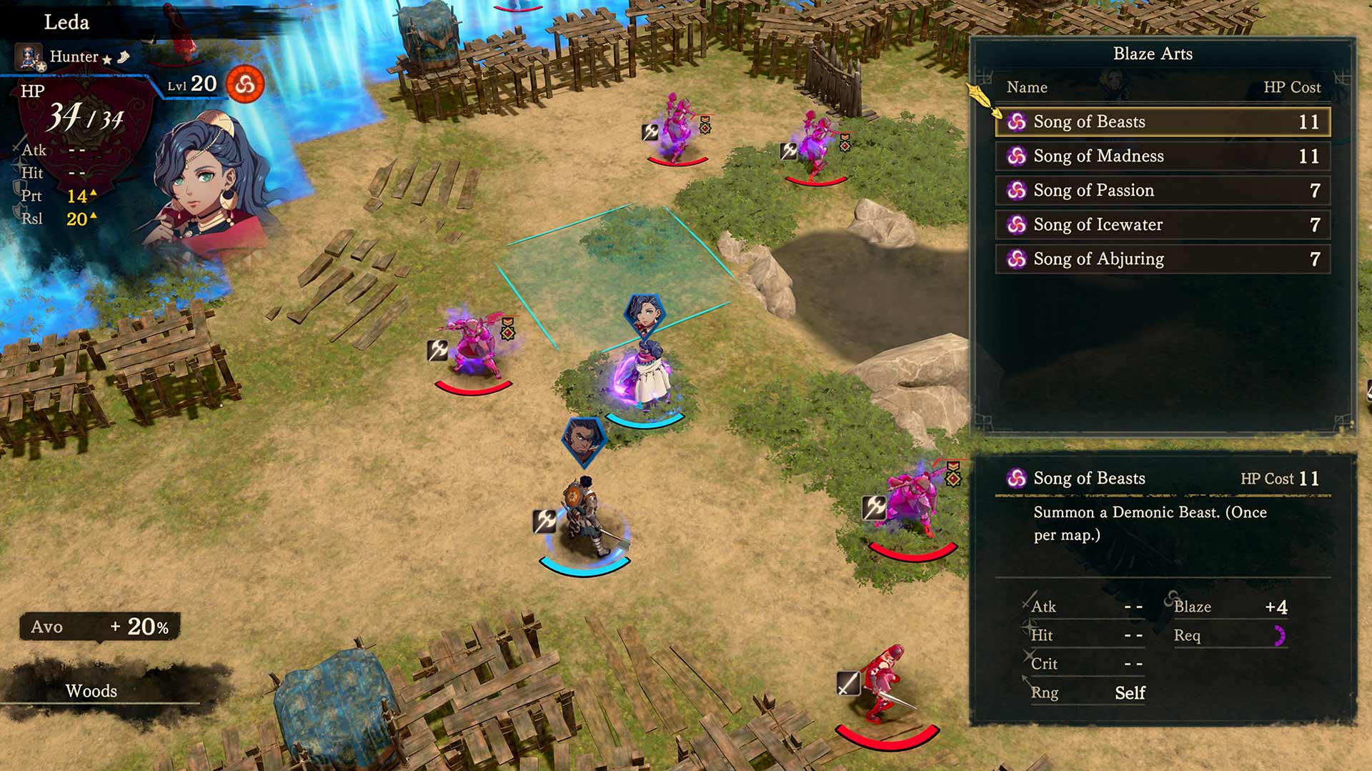 fire Emblem Fortune's Weave combat