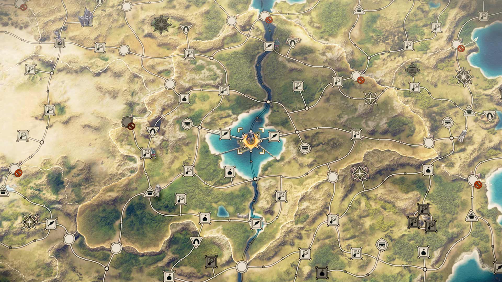 Fire Emblem: Fortune's Weave world map