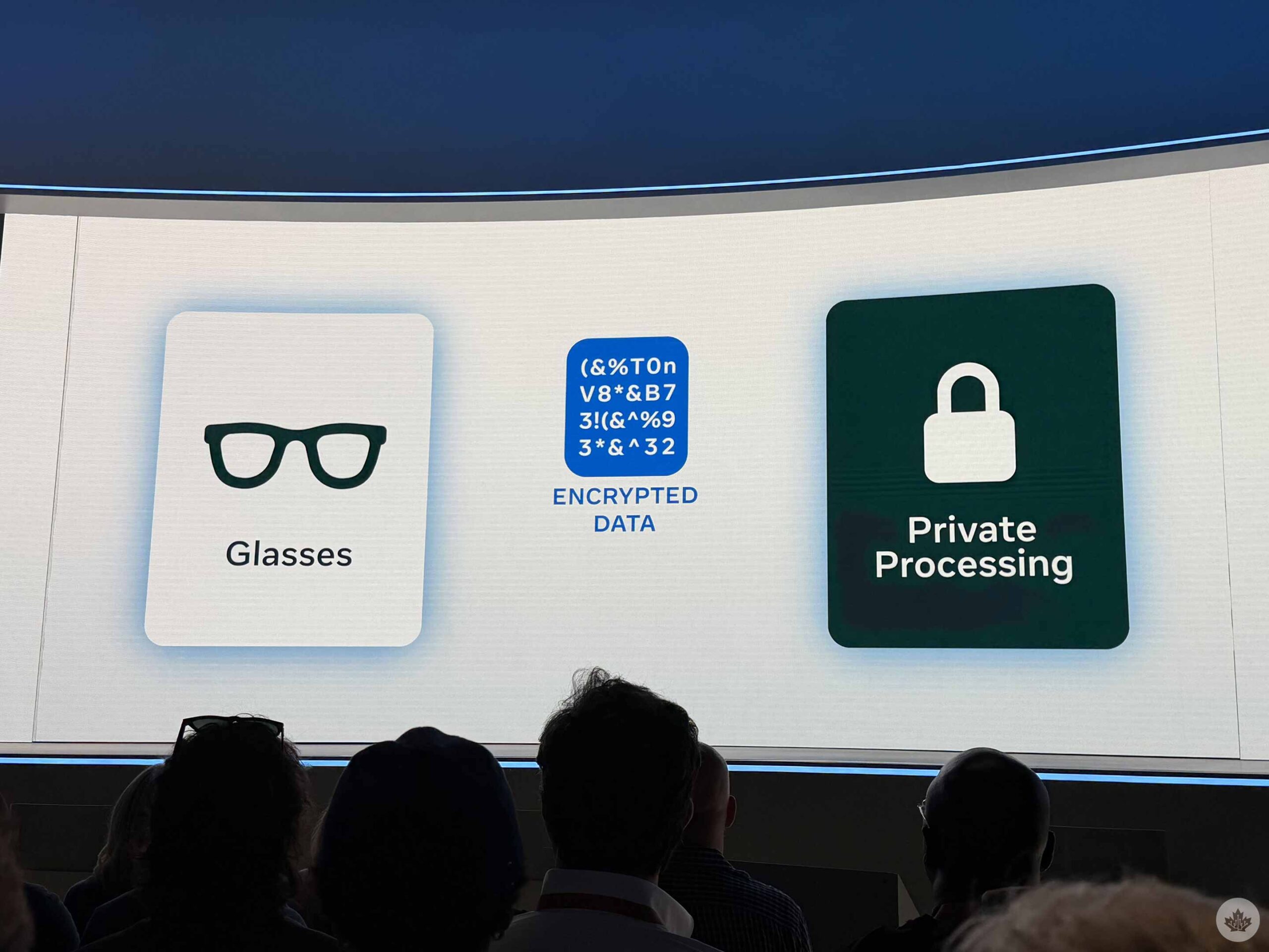 Meta glasses private processing