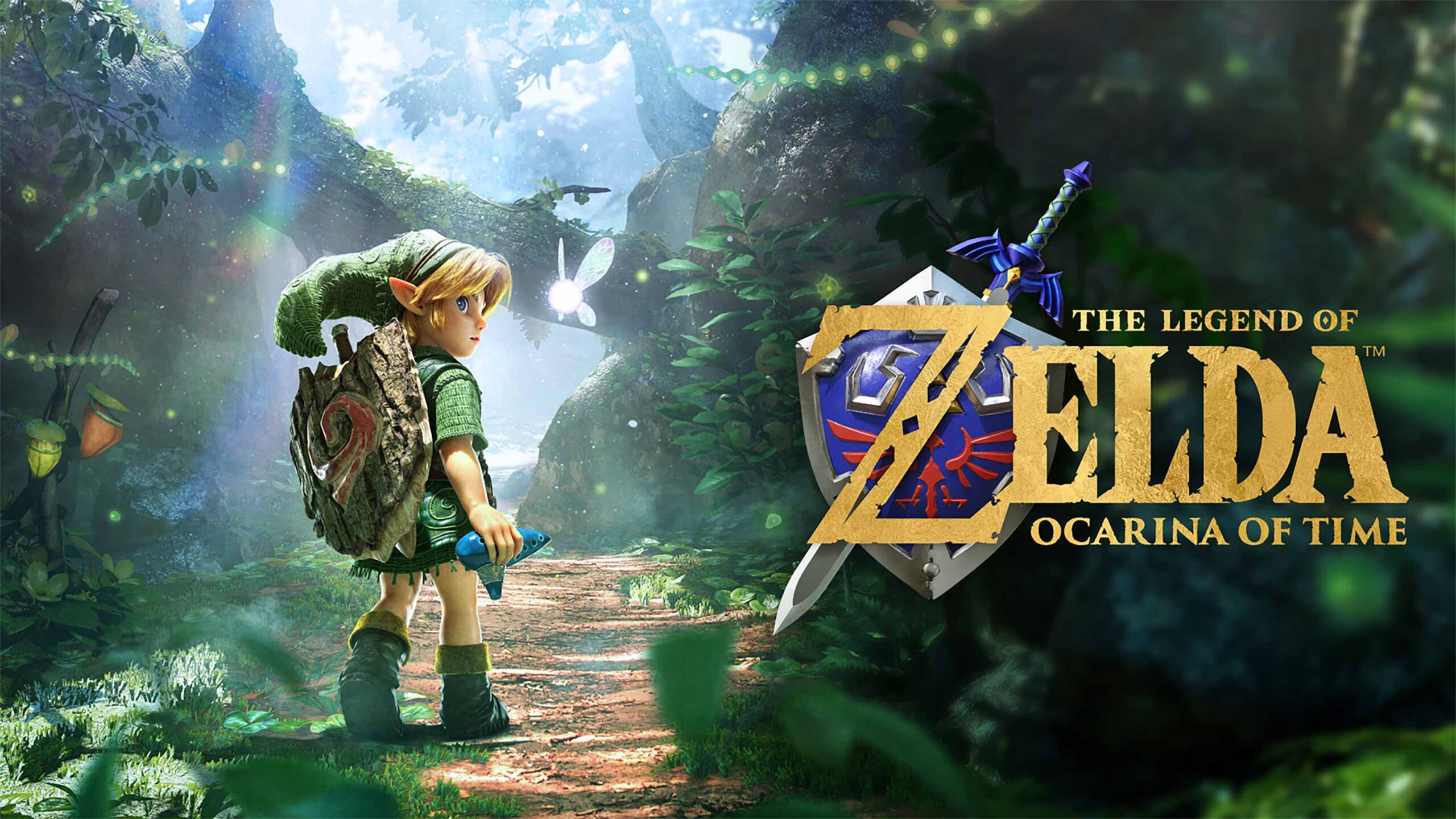 Ocarina of Time remake key art
