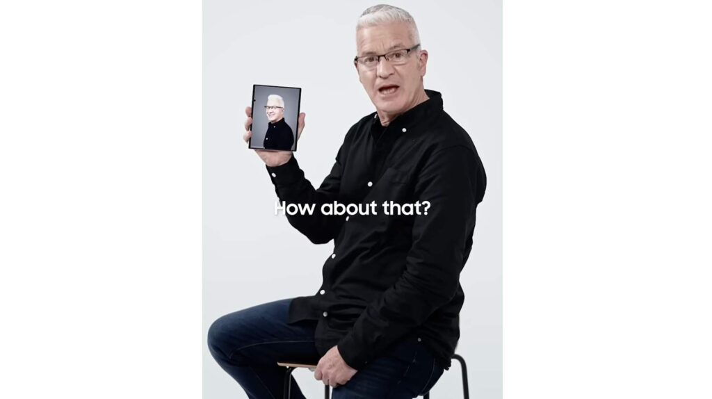 Samsung got some guy named Tim Cook to praise the Z Fold 8